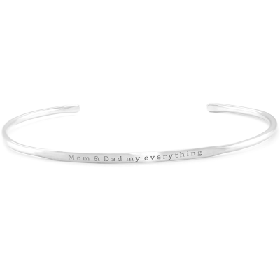 Solid silver bracelet with an accurate GRINDA engraving