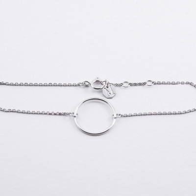 Minimalist sterling silver bracelet KARME