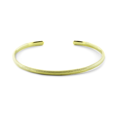 Simple and classic gold bangle bracelet TROMSO