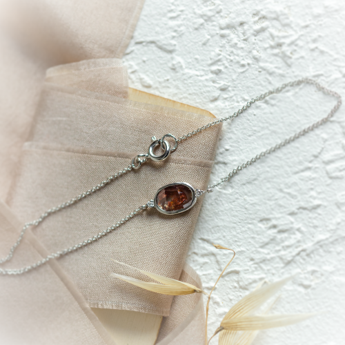 Zlatý náramek se salt and pepper diamantem WILLI