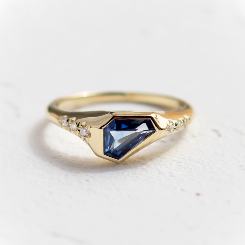 Golden Engagement Rings