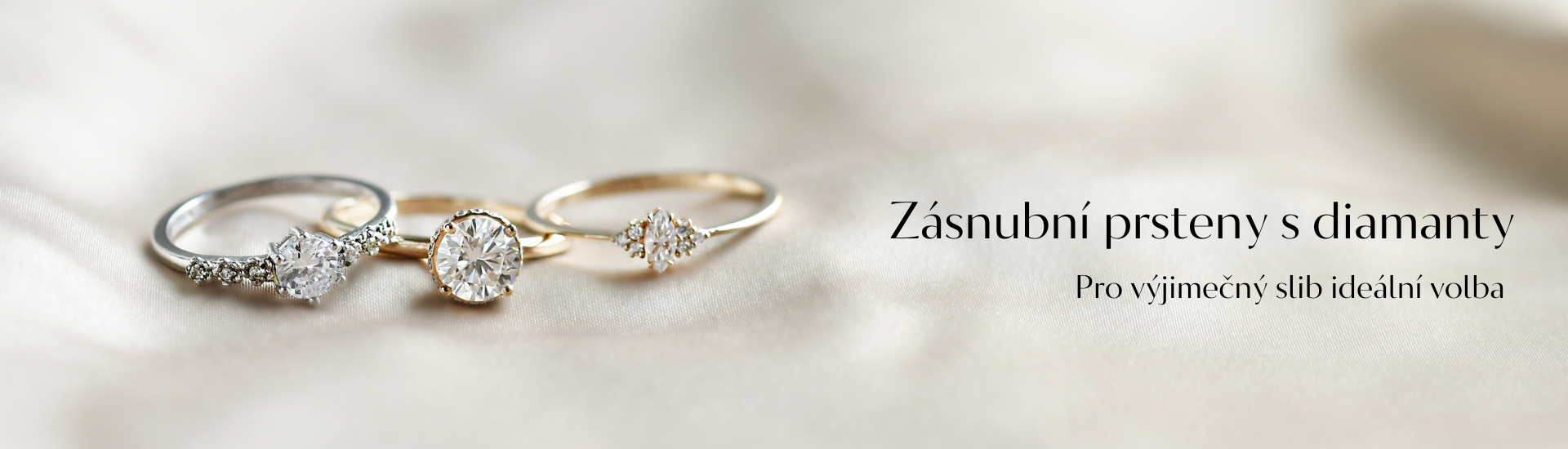 Zásnubní prsteny s diamanty