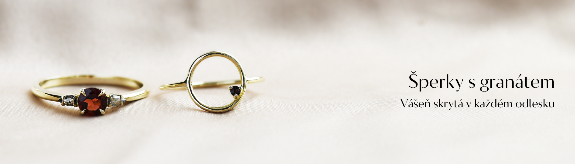 Šperky s granátem
