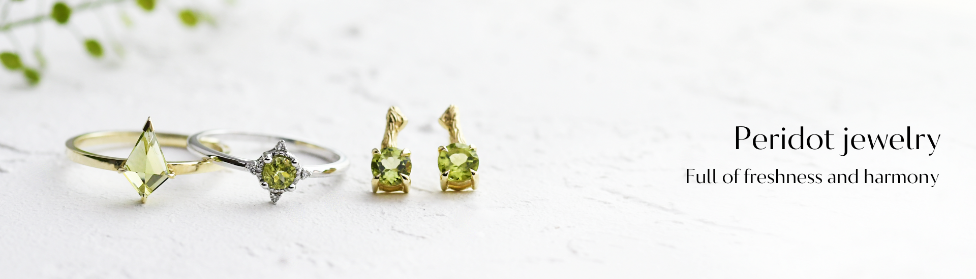 Peridot jewelry