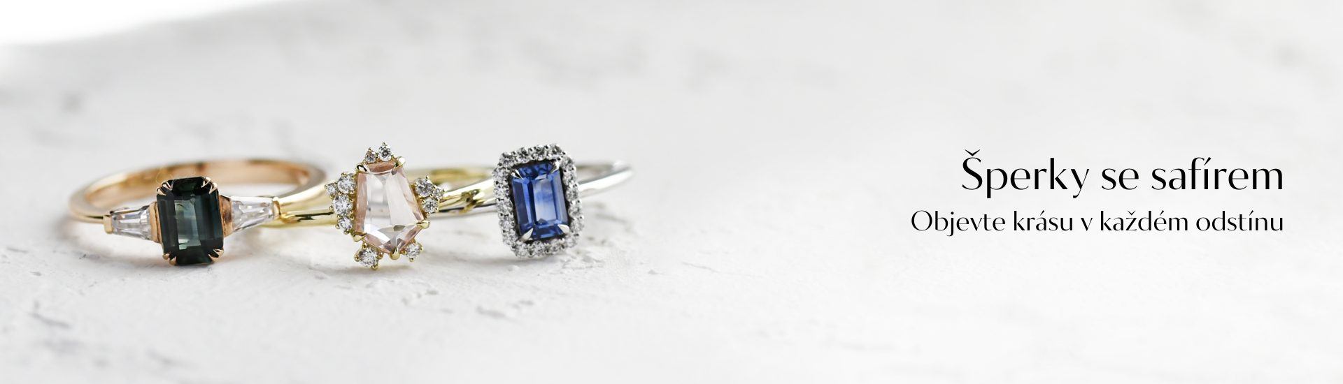 Šperky se safírem