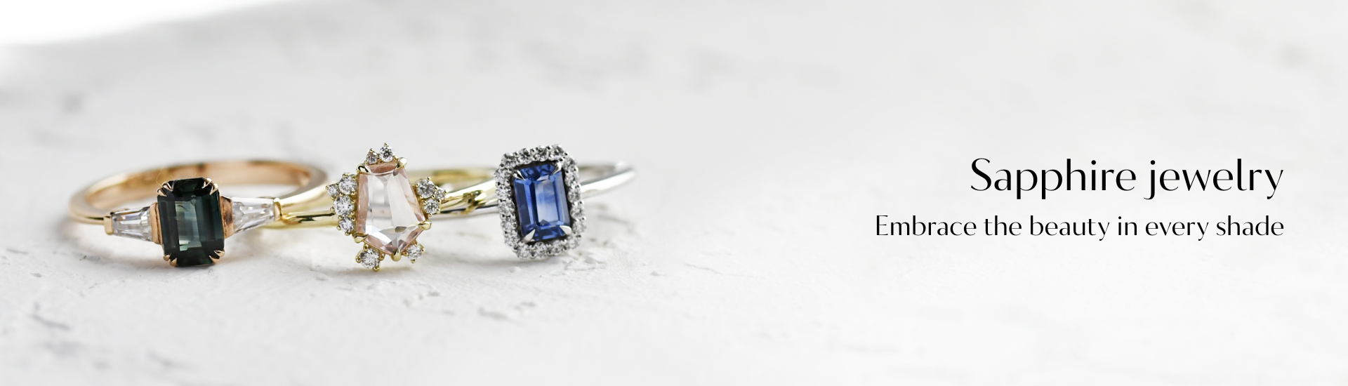 Sapphire jewelry
