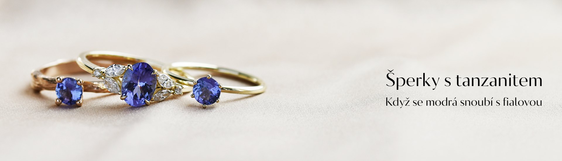 Šperky s tanzanitem