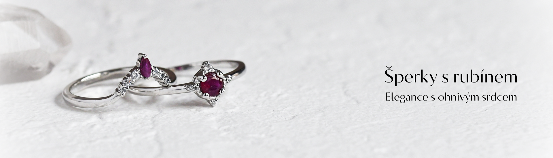 Šperky s rubínem