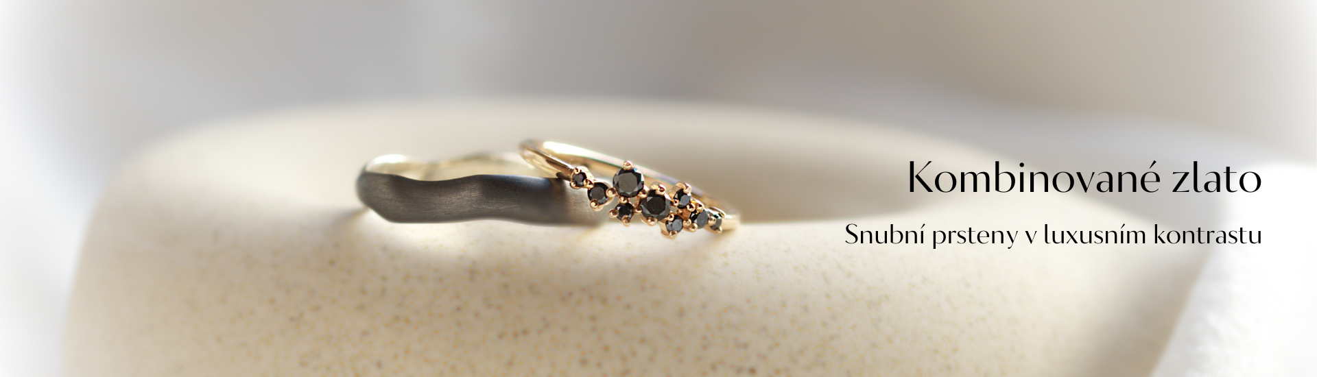 Snubní prsteny z kombinovaného zlata