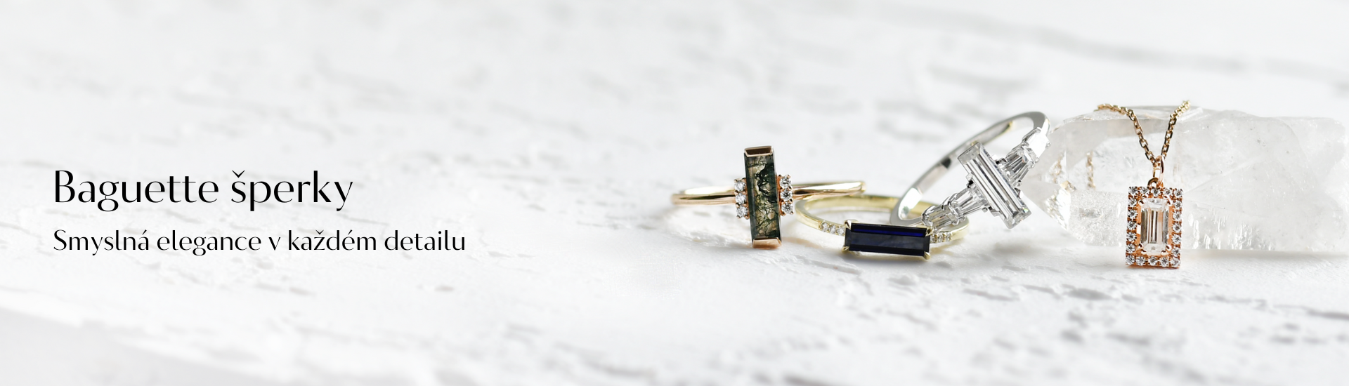 Baguette šperky