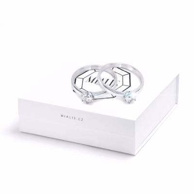 Engagement diamond ring 0.2ct FISKA
