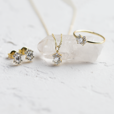 Set šperků s lab grown diamanty AMORIS