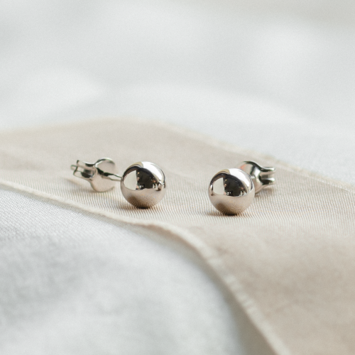 Zlaté náušnice kuličky ALIANO