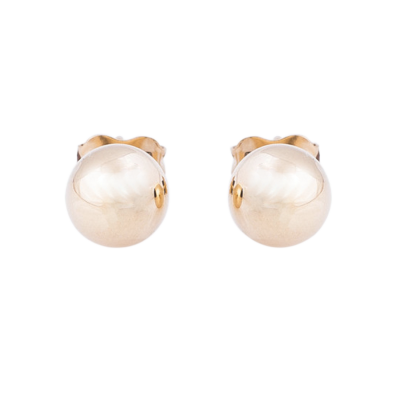 Gold ball earrings ALIANO