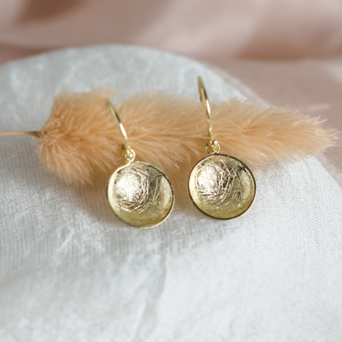 Luxusní zlaté náušnice BARBARA