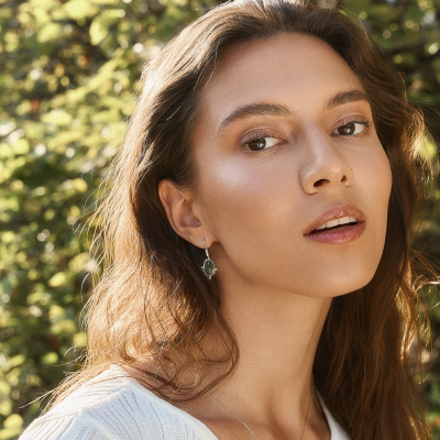 Vintage náušnice se salt and pepper a klasickými diamanty MARIBEL