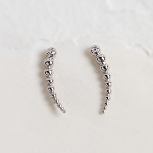 Crawler earrings with diamonds MONIQUE
