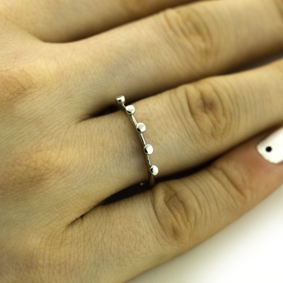 Minimalistický prsten ze zlata FANO