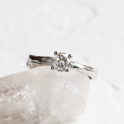 Twig moissanite engagement ring DREMIE