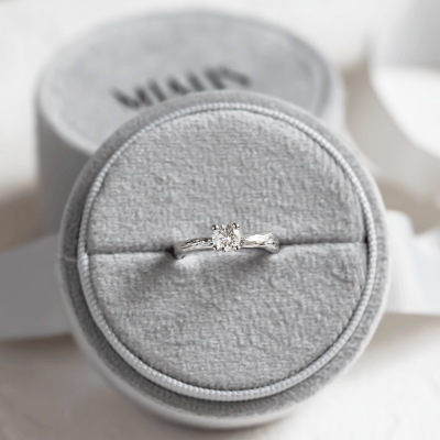 Twig moissanite engagement ring DREMIE