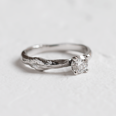 Twig moissanite engagement ring DREMIE