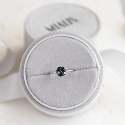 Prsten s mechovým achátem OLLY