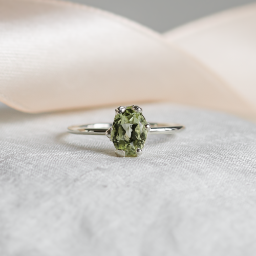 Zlatý prsten s citronovým křišťálem SORRENTO