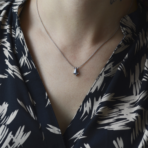 Zlatý přívěsek s diamantem salt and pepper SYDNEI