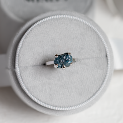 Prsten ze zlata se surovým diamantem VITA