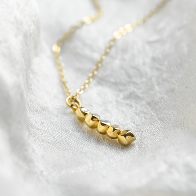 Minimalist gold necklace CORINNE