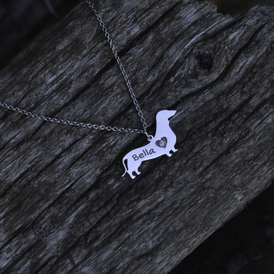 DOGY silver pendant in the shape of your pet