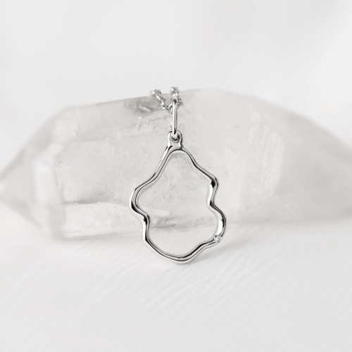 Minimalist diamond necklace DOMINIQUE