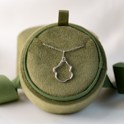 Minimalist diamond necklace DOMINIQUE