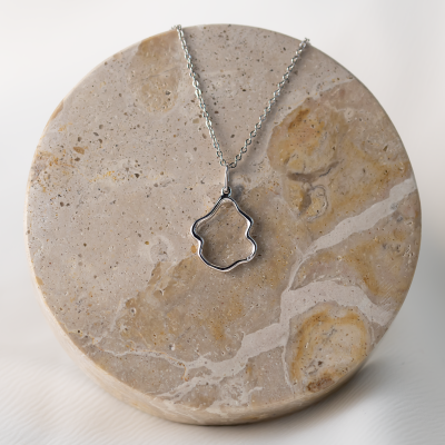 Minimalist diamond necklace DOMINIQUE