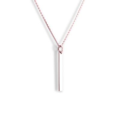 Golden minimalist necklace with engraving option ODDA