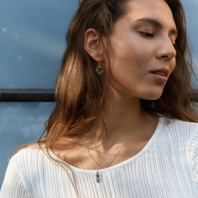 Extravagant salt and pepper diamond necklace SIGNATURE