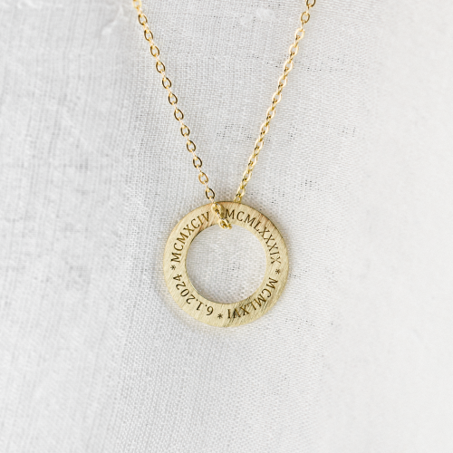 Necklace with the ring SOLOBA