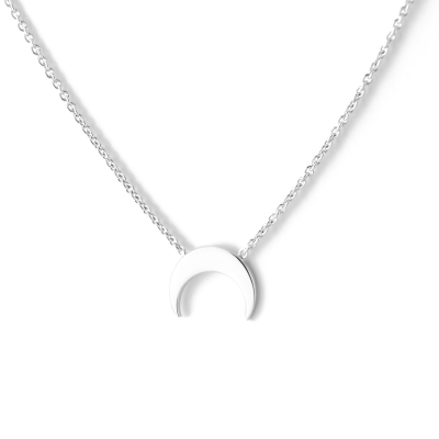 VITKE crescent-shape gold necklace