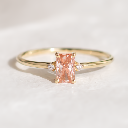 Romantic lab grown diamond ring ARCTELIA