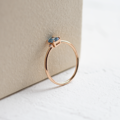 Elegantní prsten s lab grown diamanty ARCTIS