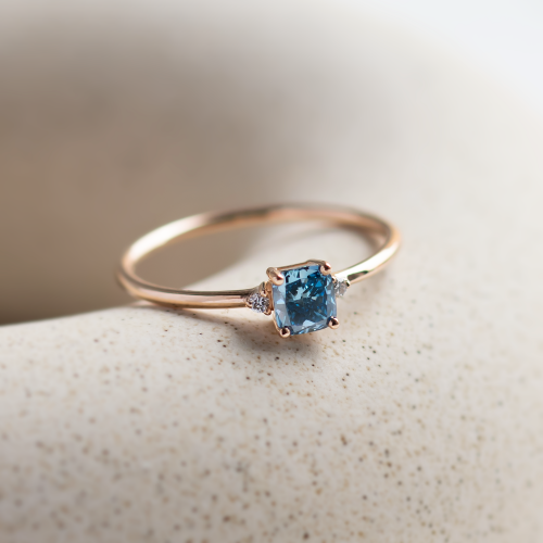 Elegantní prsten s lab grown diamanty ARCTIS