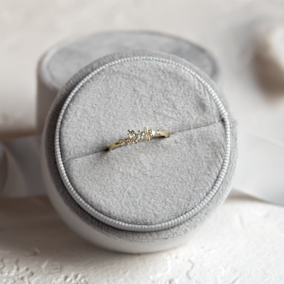 Diamond cluster ring CLARA
