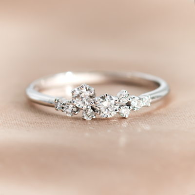 Diamond cluster ring CLARIAS