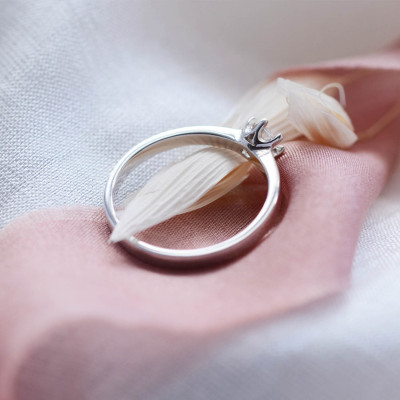 Stříbrný prsten s zirkonem FISKA