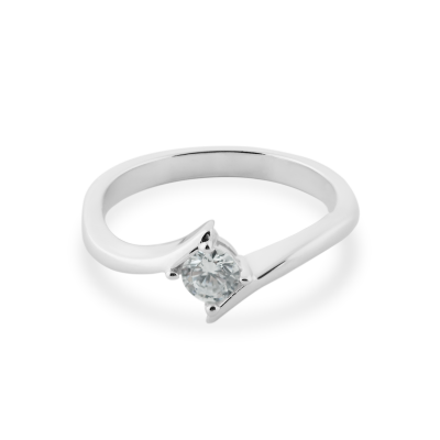 GRESE sophisticated gold diamond engagement ring