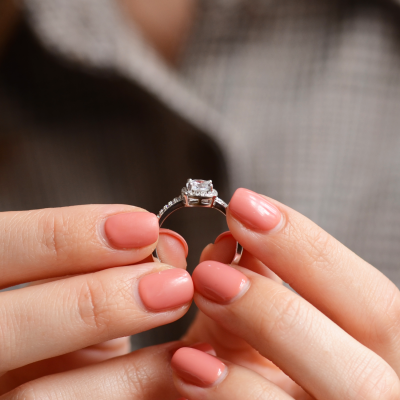 KATI gold diamond engagement ring