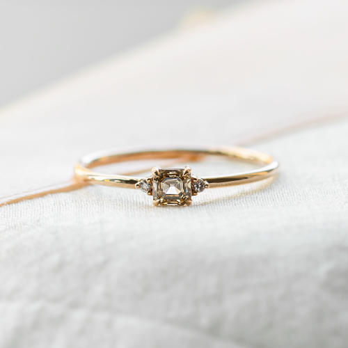 Minimalist diamond ring LARA