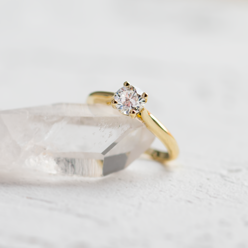 Luxusní zásnubní prsten s lab-grown diamantem LUCIENNE