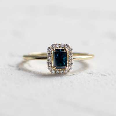 Originální zásnubní prsten s lab grown diamanty MILLIE