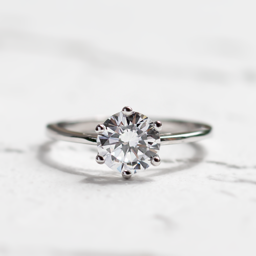 Luxusní zásnubní prsten s diamantem OLLYX Luxusní zásnubní prsten s diamantem OLLYX